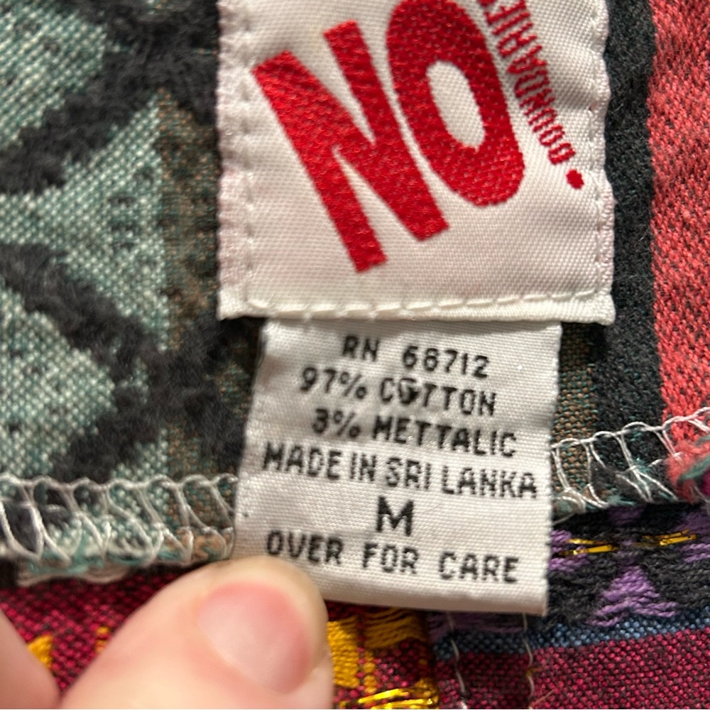 No Boundaries Multicolored Cotton Patchwork Vest,… - image 6